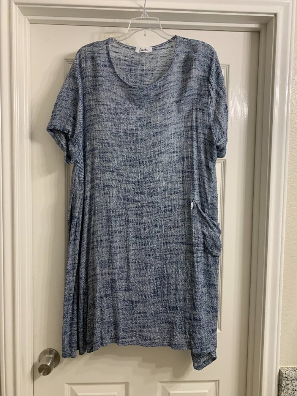 Amelie Brand Women's Blue Dress, Size XL